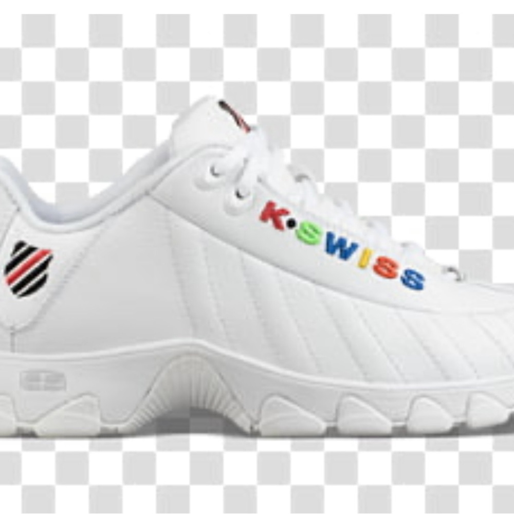 K-Swiss White Sneakers with Classic Design